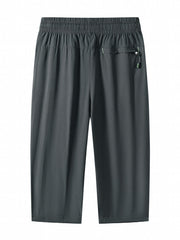 Kids Casual Drawstring Cropped Shorts