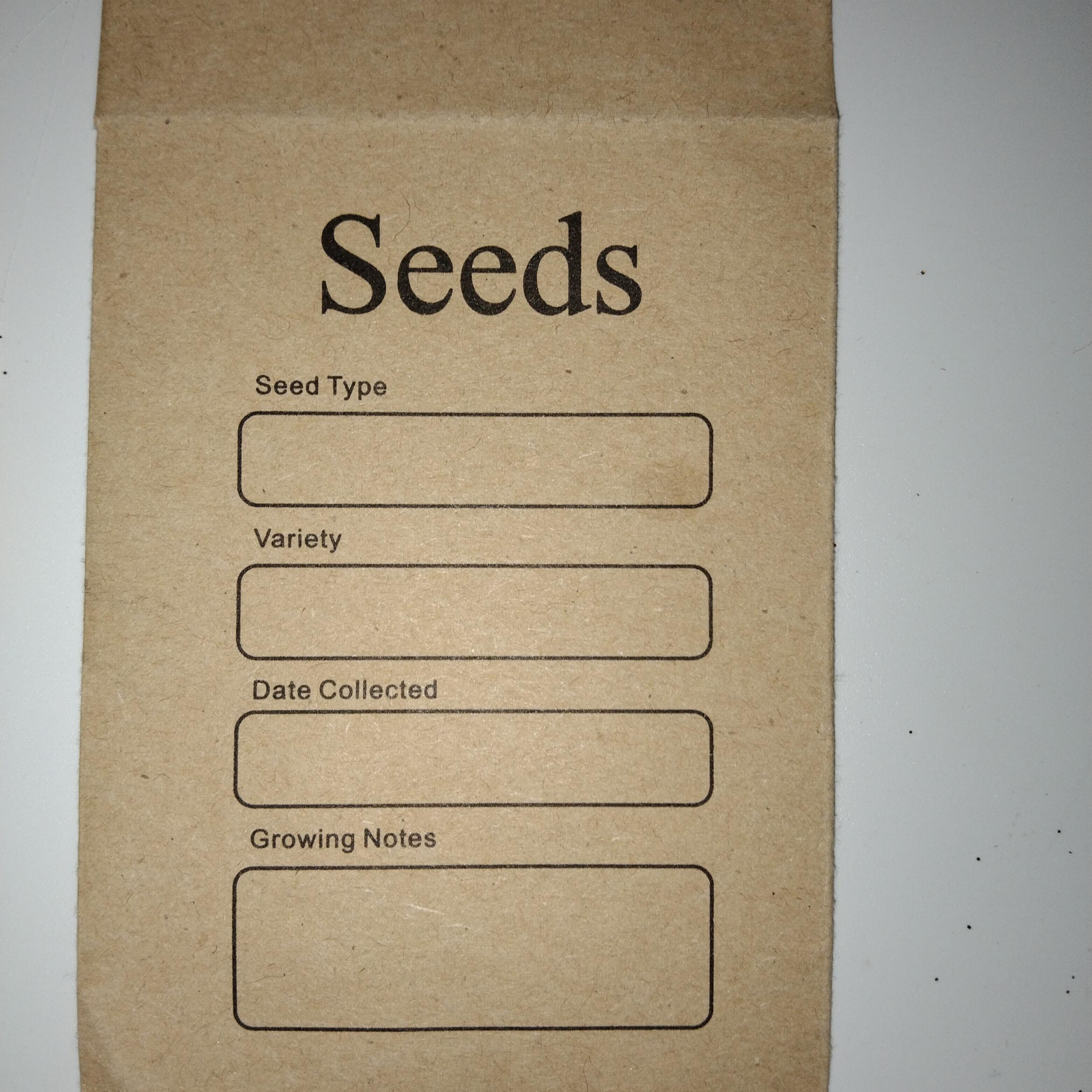 20pcs Self Sealing Seed Envelope Seed Packets Seed Saving Envelopes Template