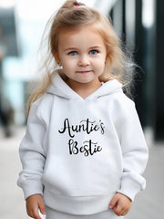 Girls Activewear Set Auntie's Bestie Graphic 2pcs Set Spring Fall Sports