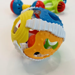3Pcs Baby Rattle Toys Educational Hand Held Ball Sound Toy Set