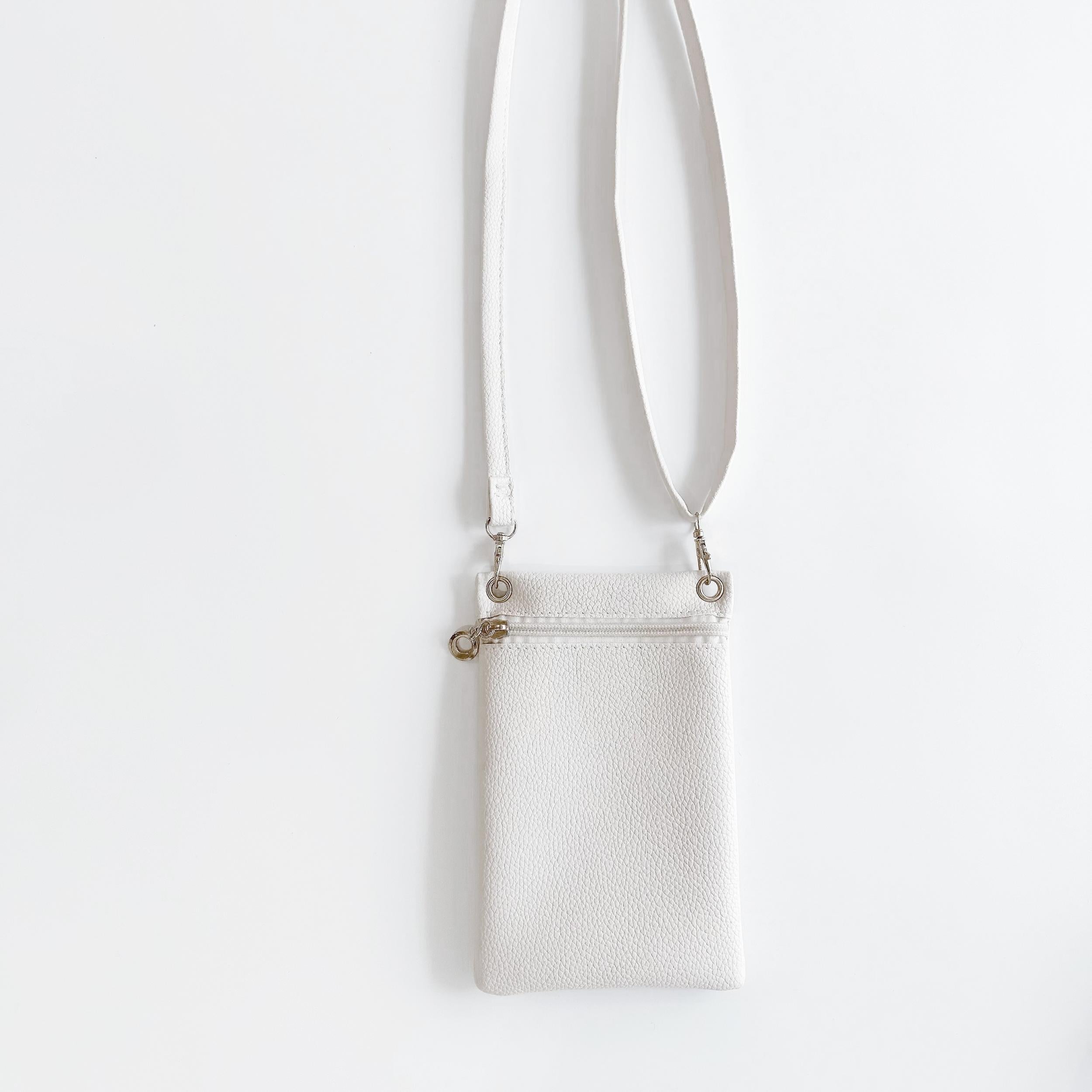 Lychee Pattern Zipper Shoulder Bag for Daily Essentials