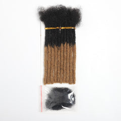 BRAID 100% Human Hair Dreadlock Extensions 10Strands 6-12 Inch