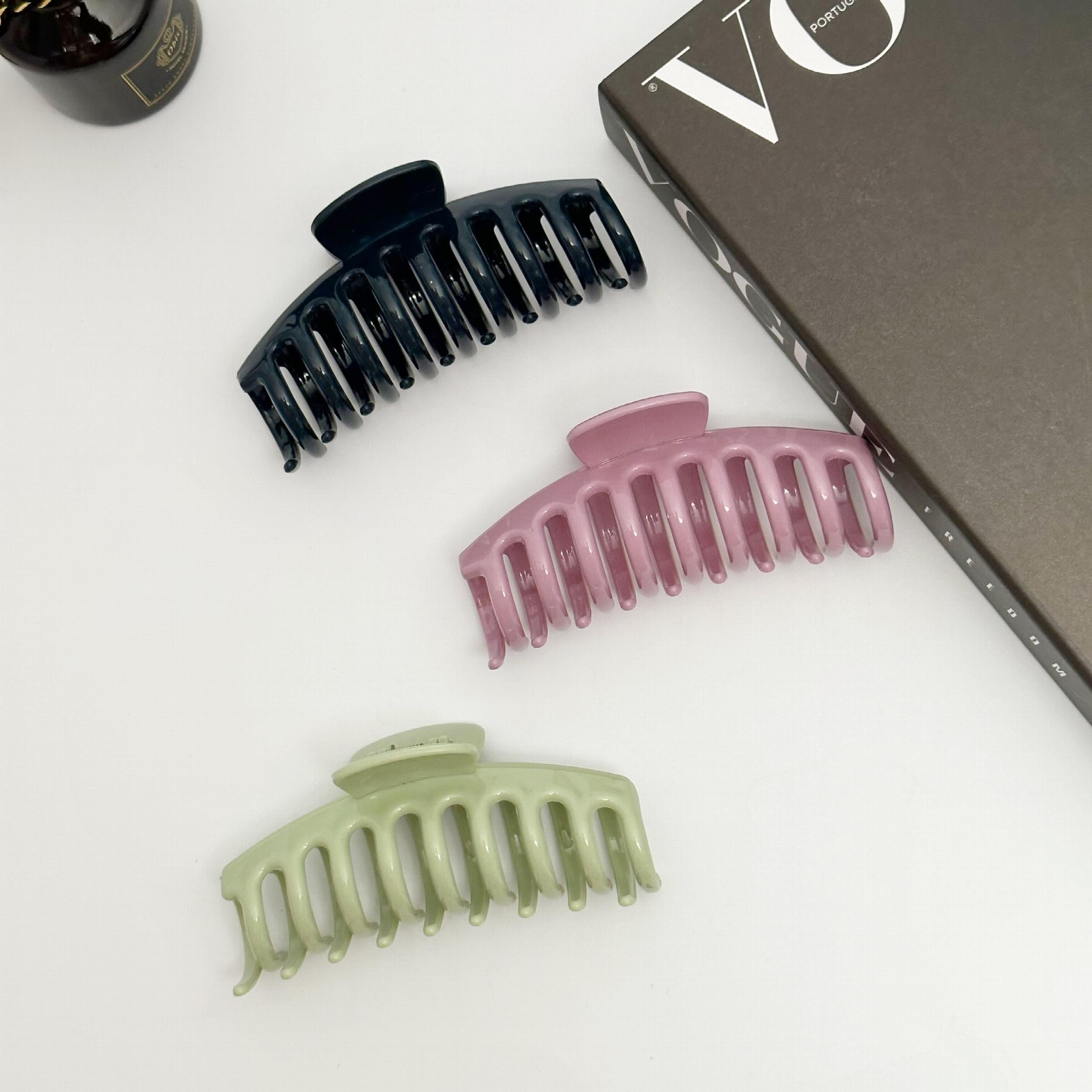 Glossy Oversize Hair Claw Clip Solid Non Slip Strong Hold Grip for Thick Hair