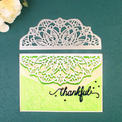 7pcs Lace Flower Edge Border Metal Dies For Card Making Wedding Scrapbook