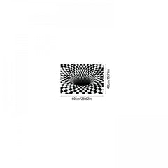 3D Geometric Optical Front Door Floor Mat