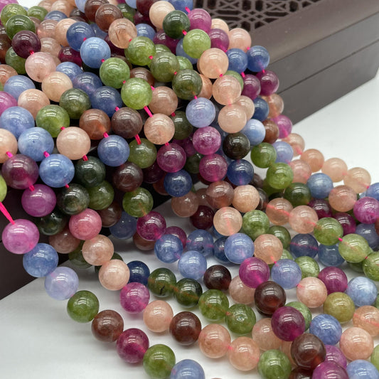 Tourmaline Loose Beads Candy Color Crystal Beads for Jewelry Making