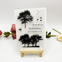 Tree Stamp Printing & Stamping Comic Scrapbook Art