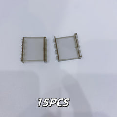 15pcs Clear Panel Transparent Wall Bricks Building Blocks