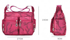 Women Shoulder Messenger Bag Waterproof Oxford Crossbody Bag Handbags Large