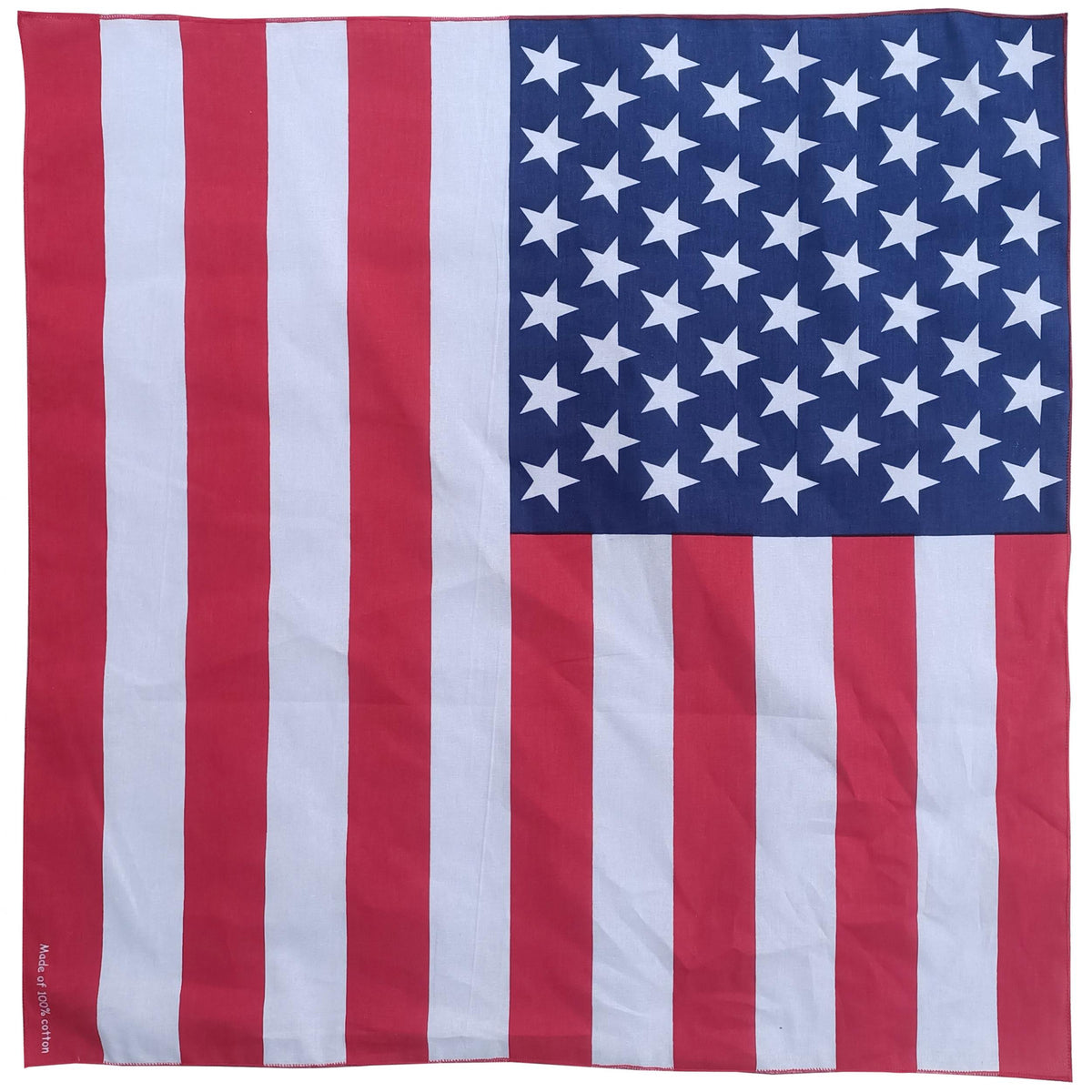 American Flag Square Scarf Breathable Handkerchief Headscarf