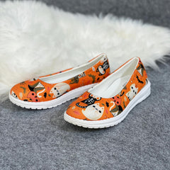 Halloween Colorful Elements Print Casual Walking Shoes
