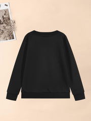 Girls' Coffee And Smile Graphic Sweatshirt