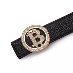 Alloy Round Buckle Casual Belt Buckle for Men