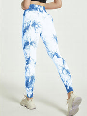 Tie Dye Seamless Sports Leggings High Stretch Yoga Pants