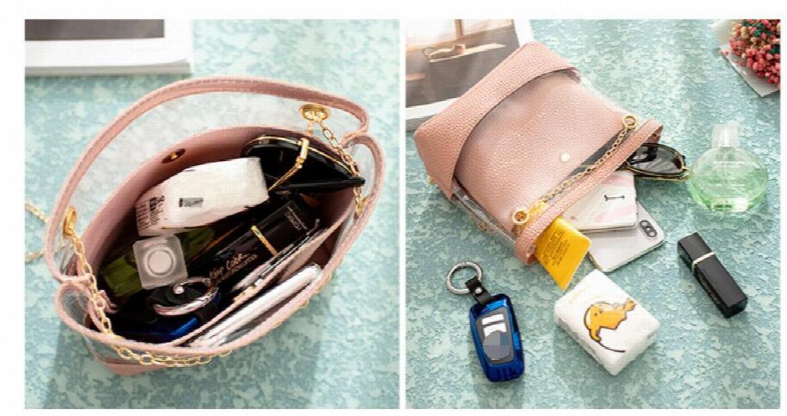 Transparent Jelly Bag for Women Shoulder Bag Small Chain Ladies