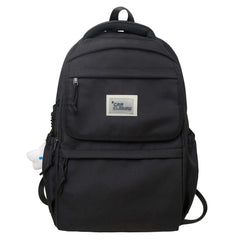 Large Capacity Zipper Backpack School Bag