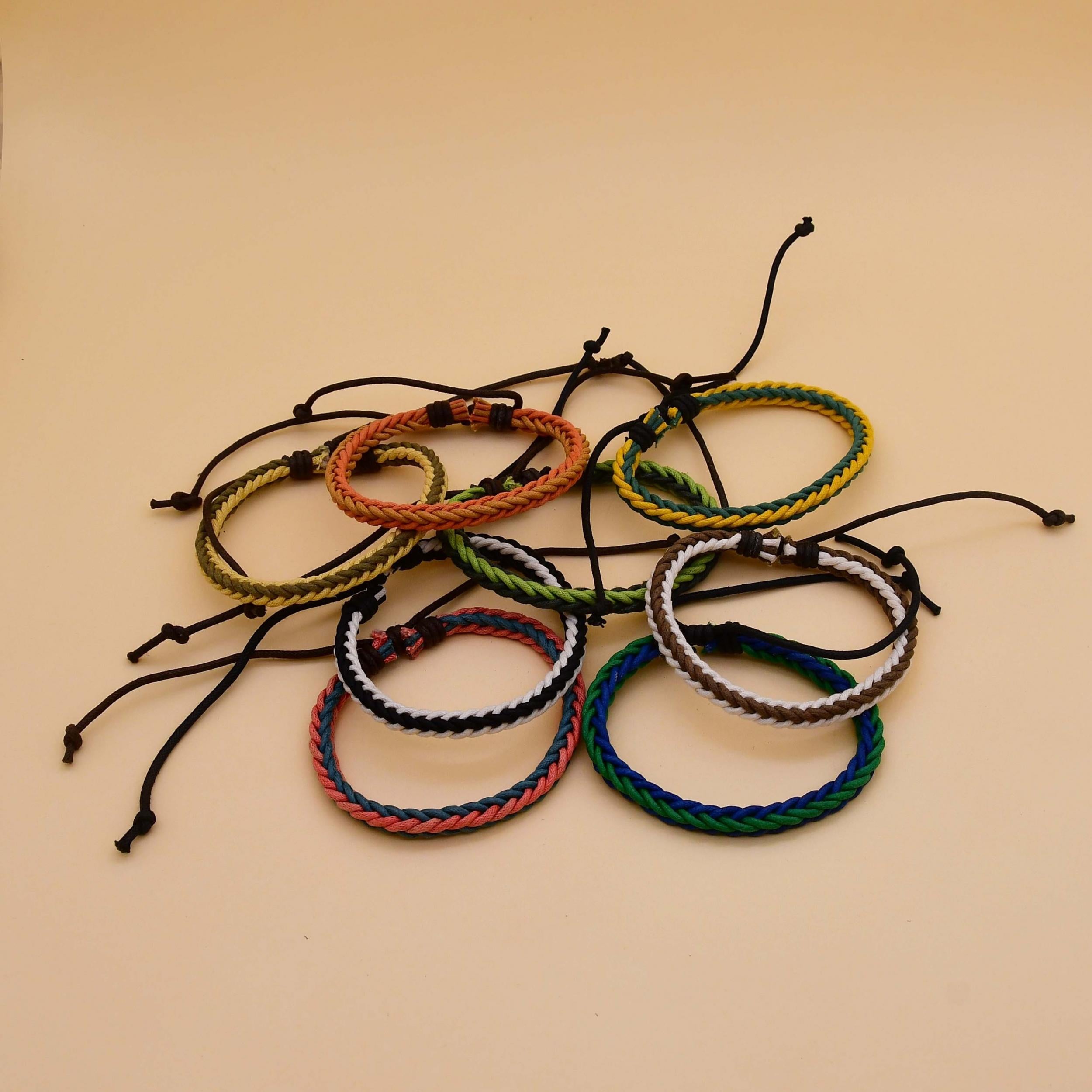 Men's Adjustable Braided Bracelet for 21st Birthday Party