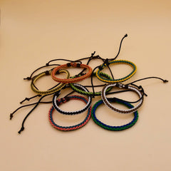 Men's Adjustable Braided Bracelet for 21st Birthday Party