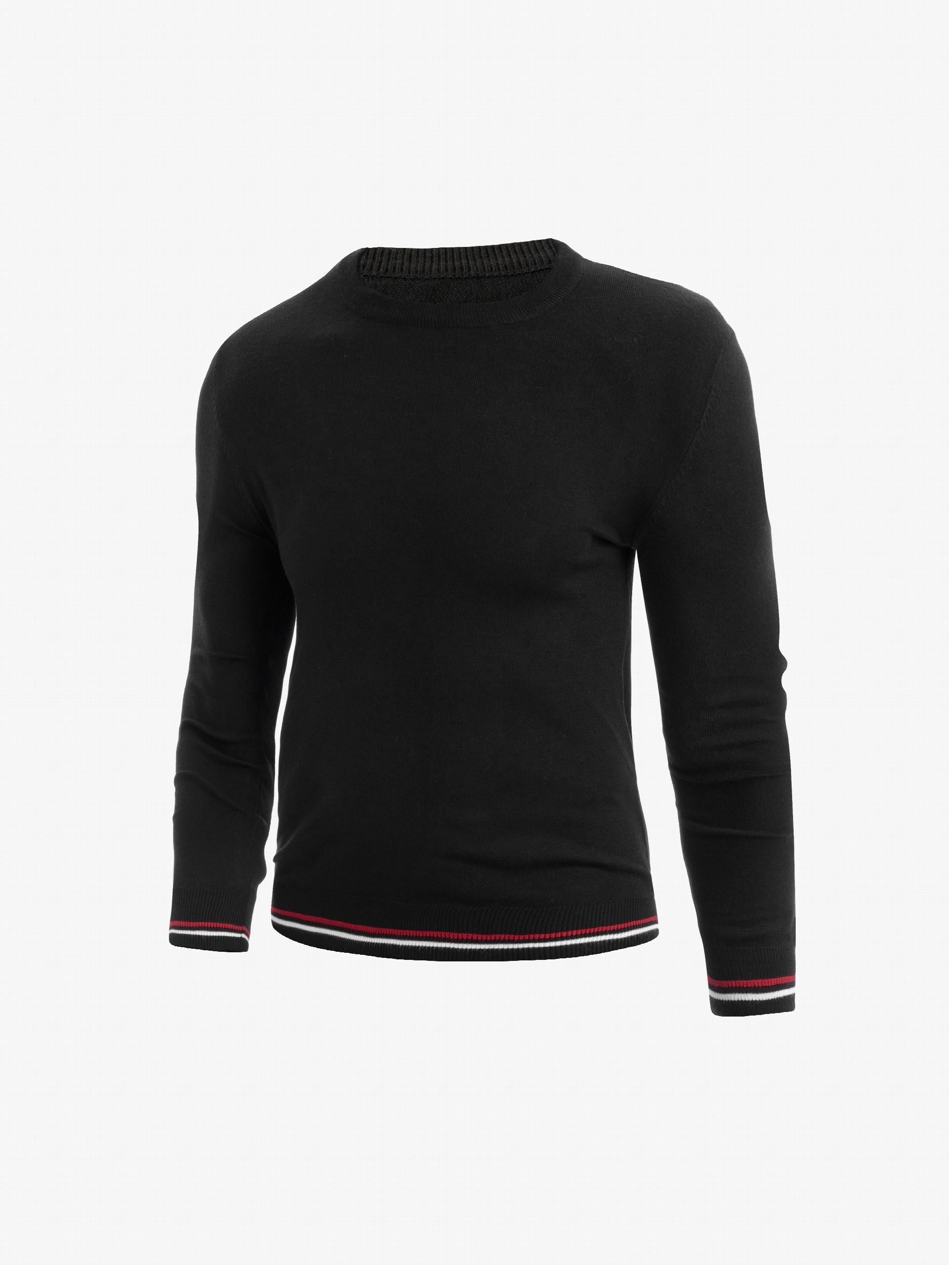 Men's Casual Warm Knitted Solid Sweater