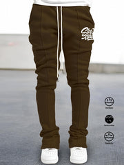 Men's Bell Bottom Pants Casual Stretch Hip Hop Joggers