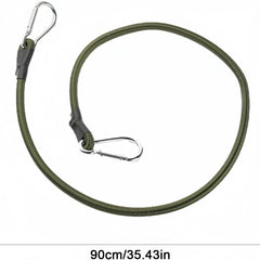 Elastic Rope Carabiner Tie Down Straps for Outdoor Tent Camping