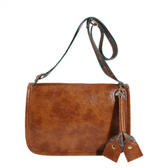 Ethnic Crossbody Bag Vintage Wide Strap Shoulder Purse