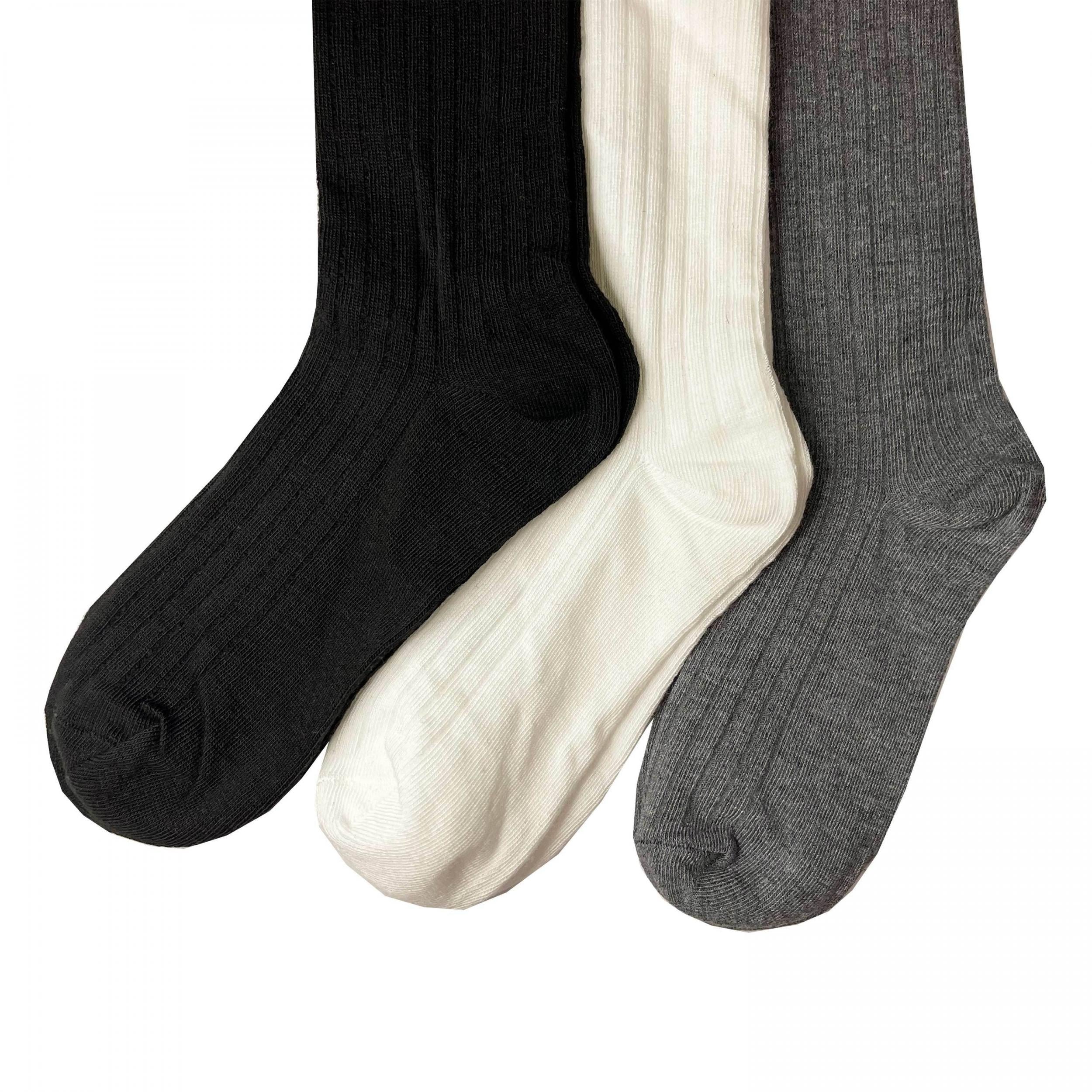 Ribbed Thigh High Socks Comfy Over The Knee Stockings