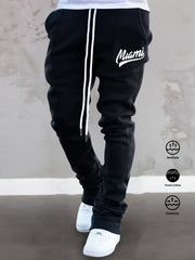 Men's Comfy Bell Bottom Pants Hip Hop Style Joggers