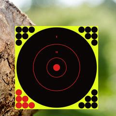 Self Adhesive Shooting Targets, Bright Reactive Splatter Targets, 43x18 cm
