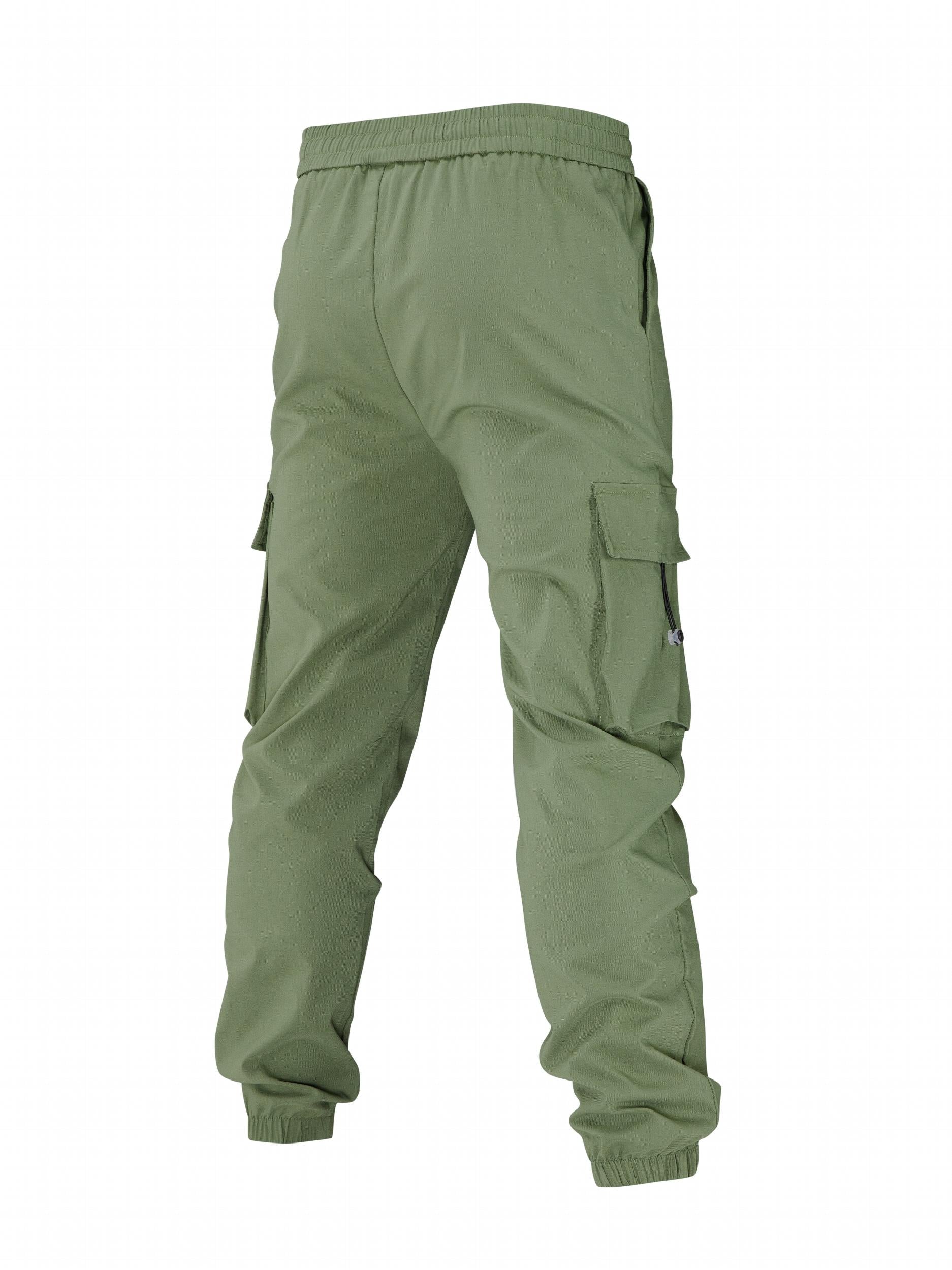 Men's Cargo Pants Live Love Laugh Slogan Print Joggers