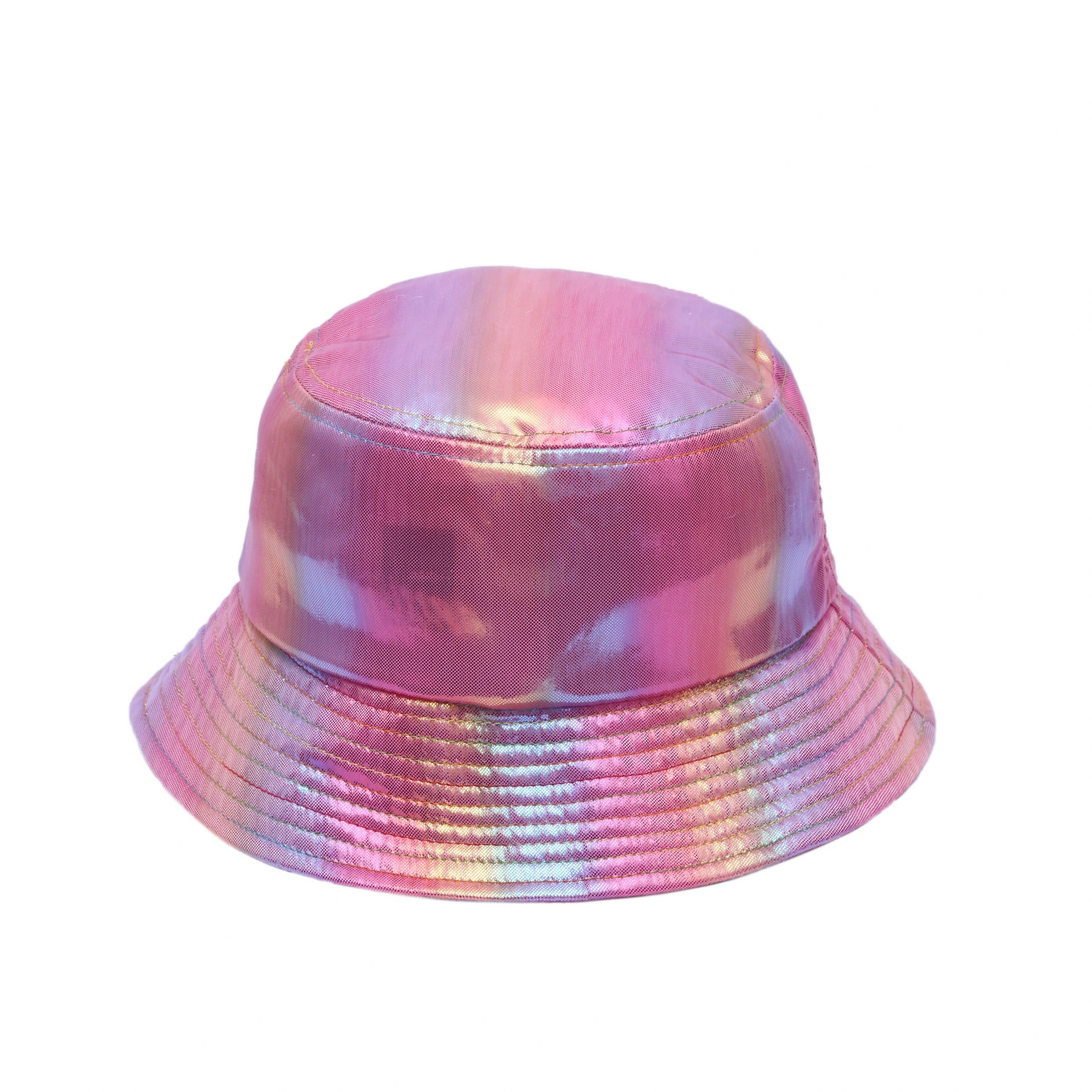 Colorful Reflective Sunshade Bucket Hat for Shopping