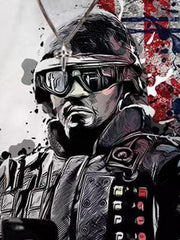 Men's Graphic Soldier T-Shirt for Summer Outdoor