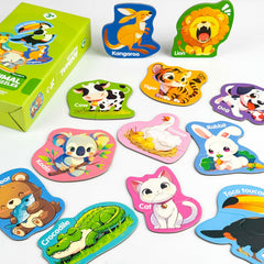 Magnetic Puzzles Animals Transportation Halloween Designs