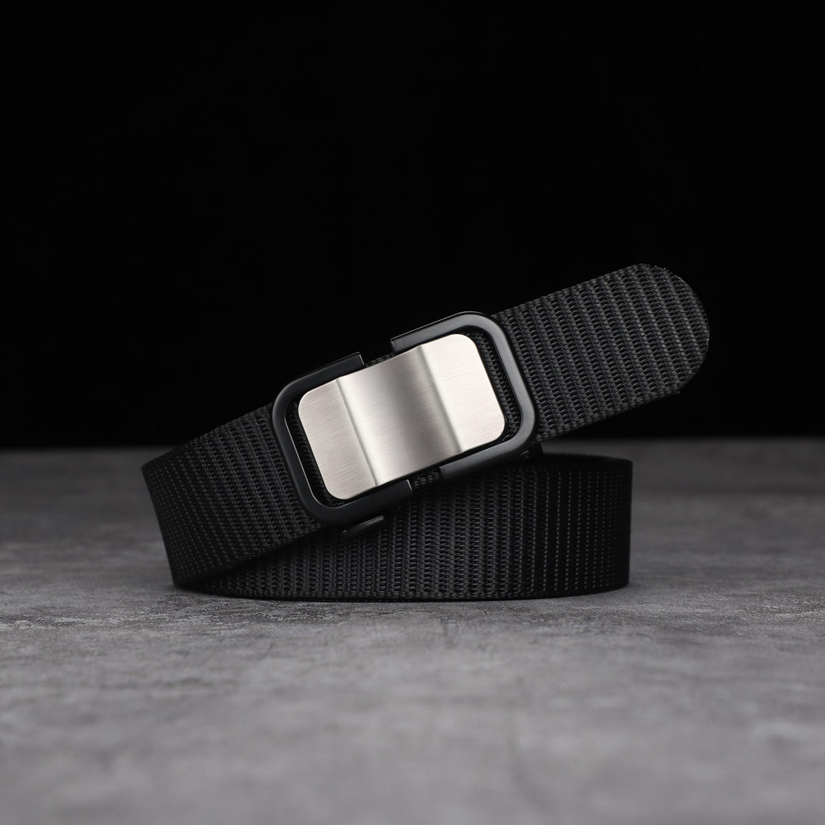 Polyester Alloy Automatic Buckle Belt Casual Versatile Training Belt