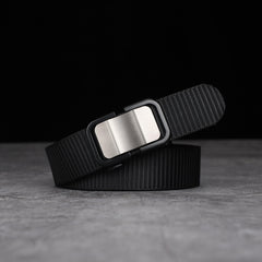 Polyester Alloy Automatic Buckle Belt Casual Versatile Training Belt