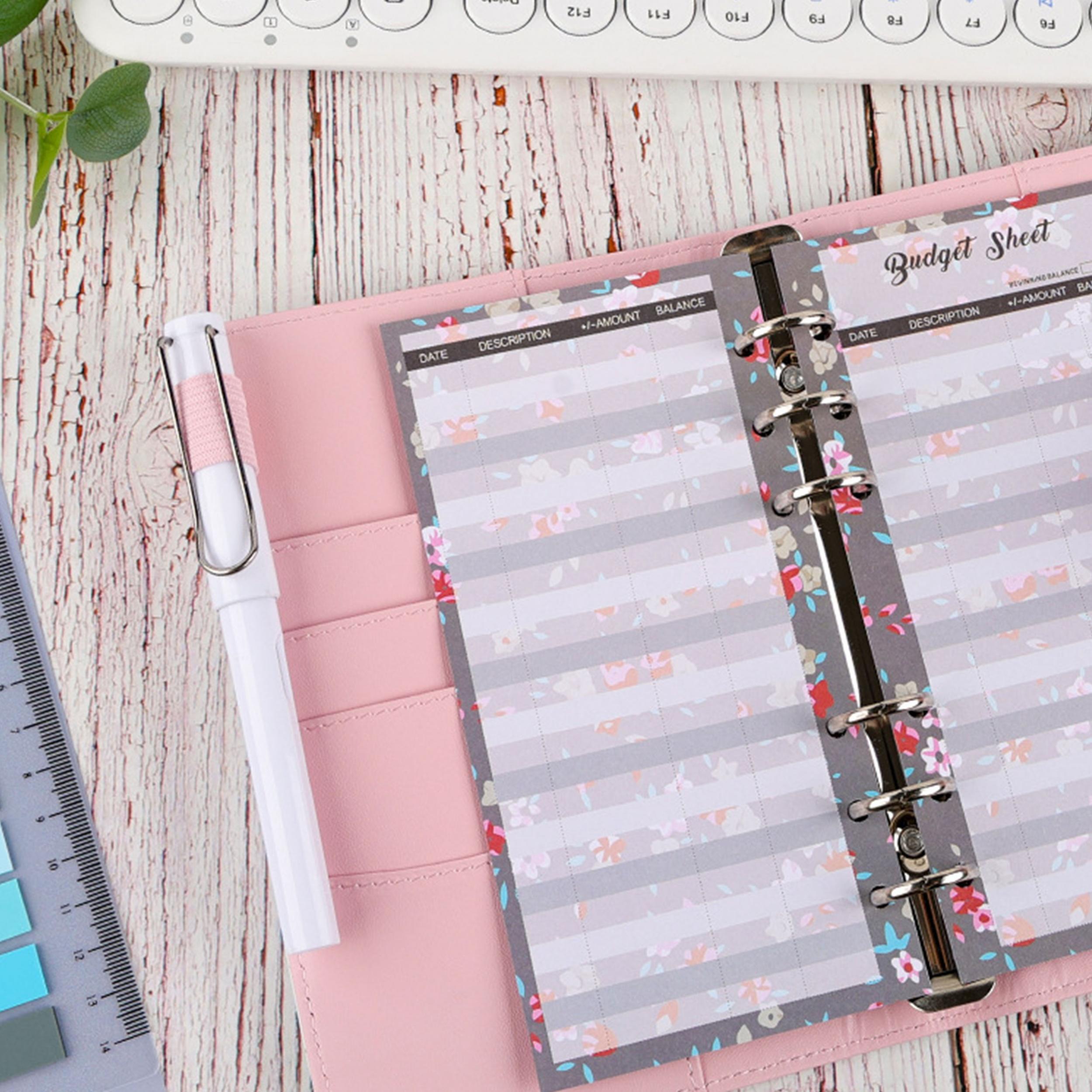 12pcs Colorful Budget Card Money Organizer for A6 Budget