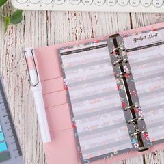 12pcs Colorful Budget Card Money Organizer for A6 Budget