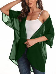 Sheer Cover Up Shirt Long Sleeve Rash Guard Swimwear