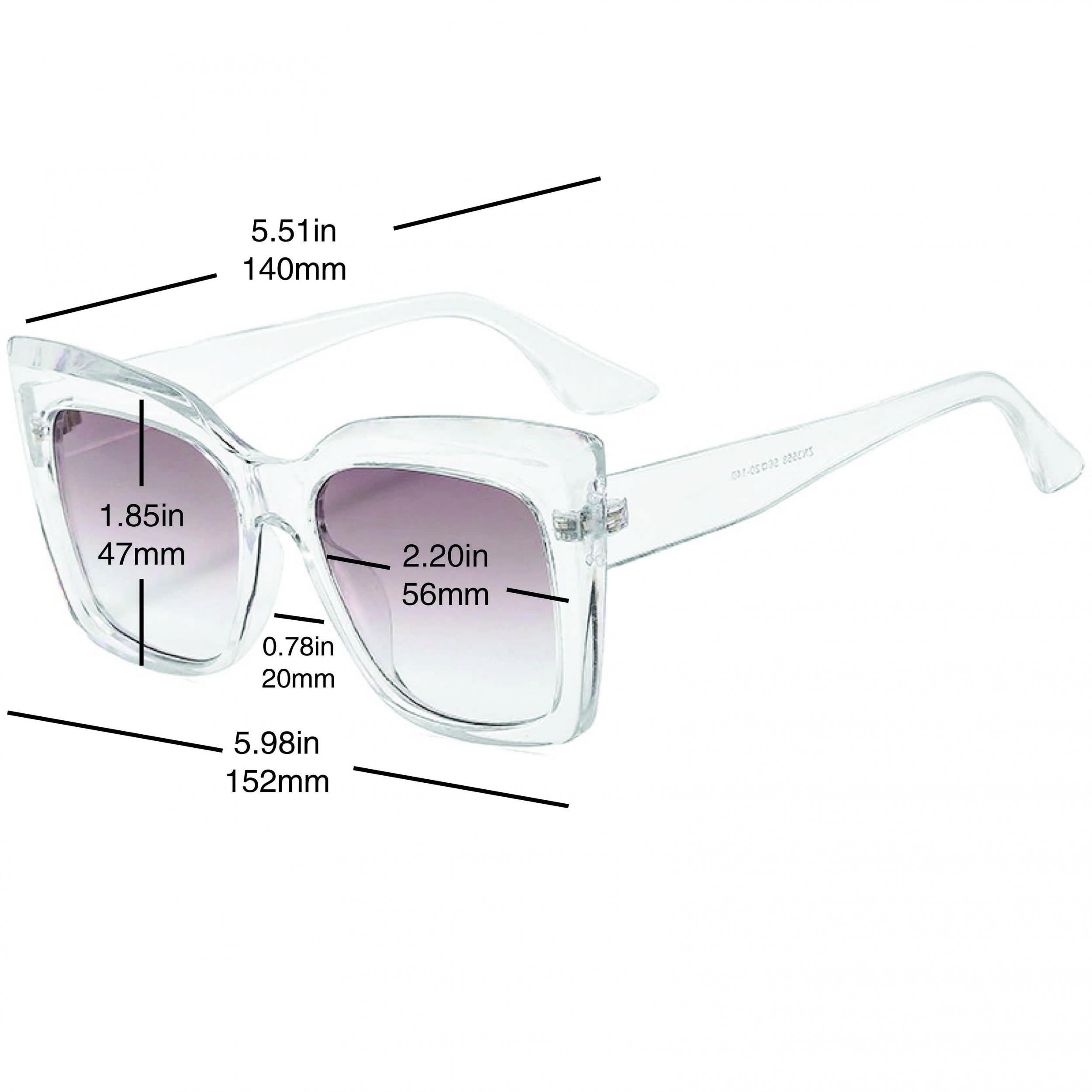 Y2K Cat Eye Sunglasses Mod Jelly Gradient Glasses UV400