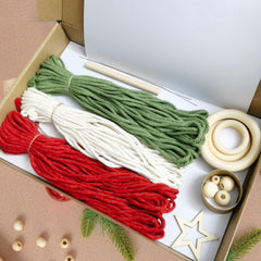 8pcs Macrame Ornament Craft Kit for Home Decor DIY