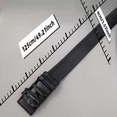 Men's PU Auto Buckle Casual Belt