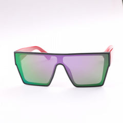 Large Gradient Shield Sunglasses UV400 for Outdoor Travel
