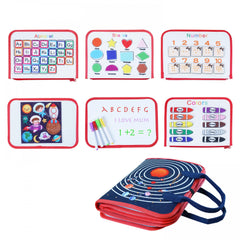 Montessori Busy Board Sensory Toys 5-in-1 for Toddlers 1-3 Yrs