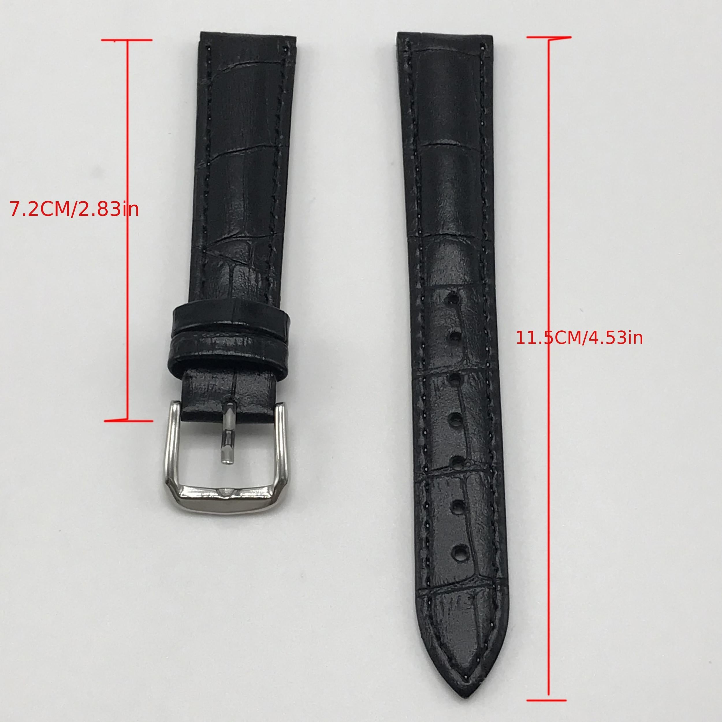 Brown Light Brown Leather Watch Strap for Watches