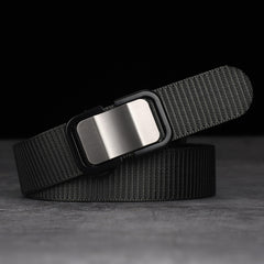 Polyester Alloy Automatic Buckle Belt Casual Versatile Training Belt