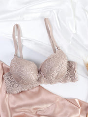 Lace Push Up Bra Comfy & Breathable Women's Lingerie