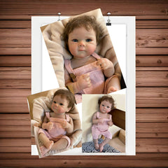 Realistic Reborn Doll Soft Full Body Vinyl Waterproof Painted Doll