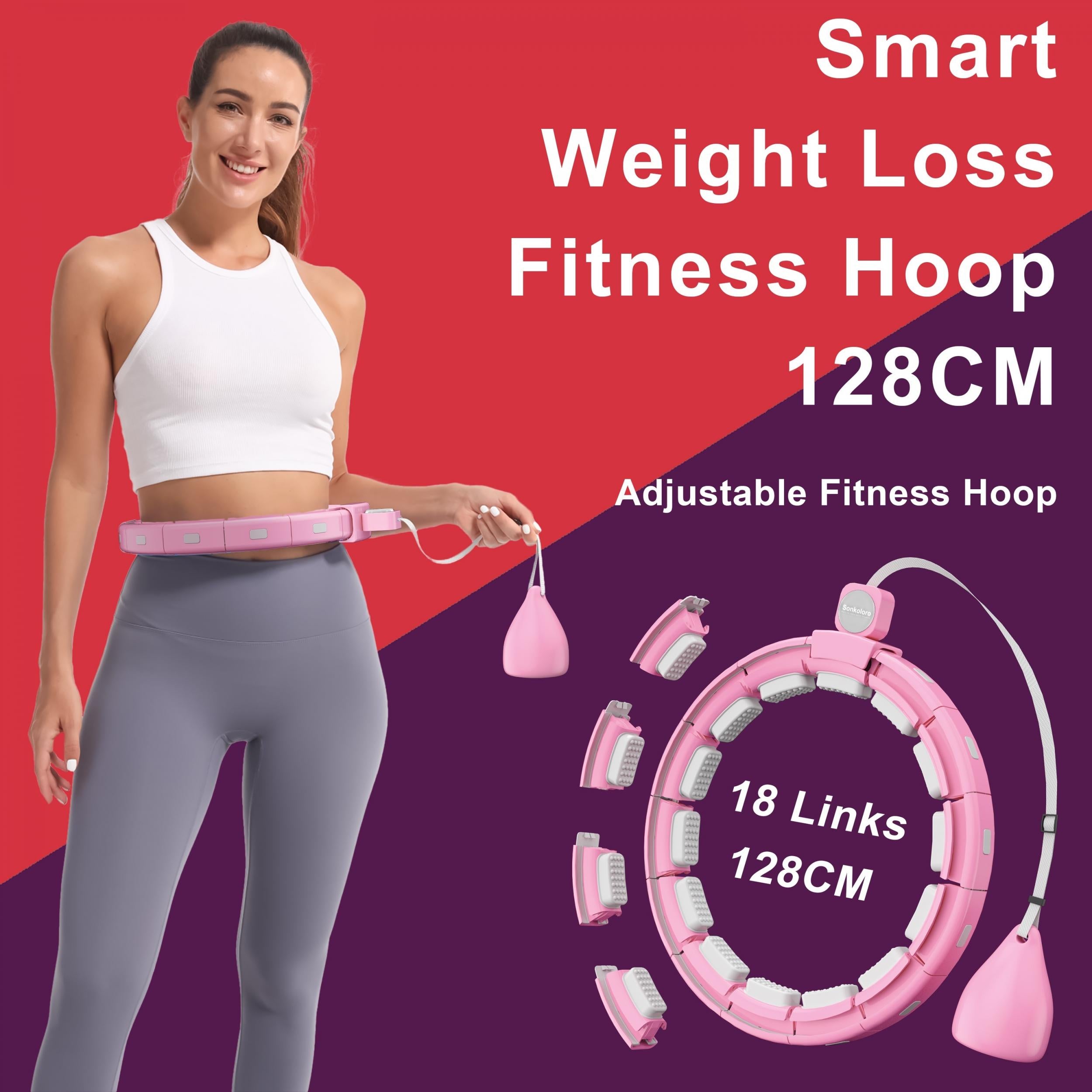 Adjustable Infinity Hoop for Adults Weight Loss Quiet Hoop