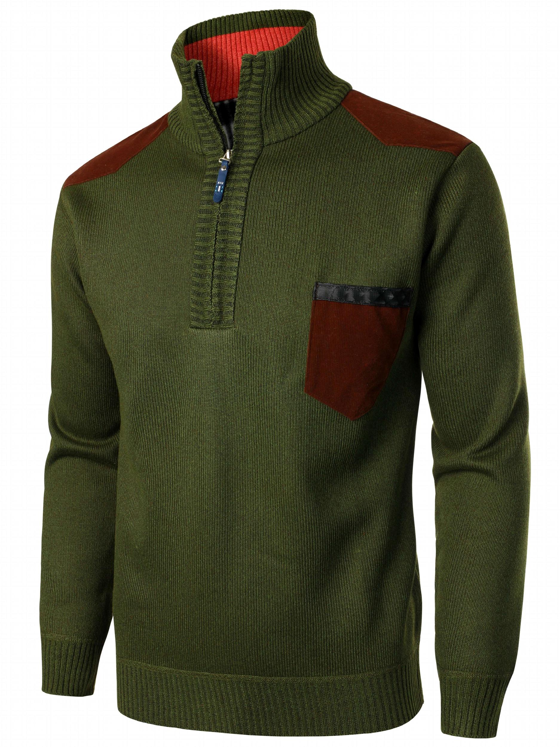 Men's Casual Warm Knitted Sweater for Fall Winter