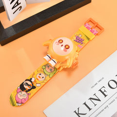 Cartoon Projection Watch w/ Multiple Patterns Digital Display Non Waterproof